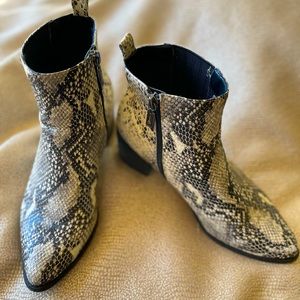 Blondo Snakeskin Boots